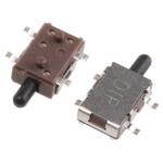 APEM Tact Switch, SPST, 1 mA @ 10 V dc, Silver Plated