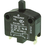 Marquardt Door Micro Switch, Plunger, SPST 16 A @ 250 V ac IP40, -40 → +85°C
