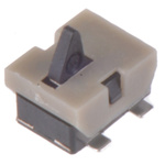 C & K Detector Switch, SPST, 1 mA @ 5 V dc, Silver Over Nickel Plated Phosphor Bronze