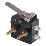 RS PRO Lever Micro Switch, Solder Terminal, 10 A @ 250 V ac, DPST