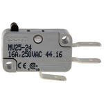 RS PRO Plunger Micro Switch, Quick Connect Terminal, 16 A @ 250 V ac, SP-CO