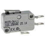 RS PRO Short Lever Micro Switch, Quick Connect Terminal, 16 A @ 250 V ac, SP-CO