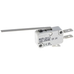 RS PRO Long Straight Lever Micro Switch, Quick Connect Terminal, 16 A @ 250 V ac, SP-CO