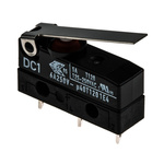 ZF Hinge Lever Micro Switch, Solder Terminal, 6 A @ 250 V ac, SPDT, IP6K7