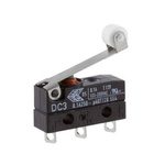 ZF Roller Lever Micro Switch, Solder Terminal, 100 mA @ 30 V dc, SPDT, IP6K7