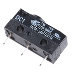 ZF Button Micro Switch, PCB Terminal, 6 A @ 250 V ac, SPDT, IP6K7