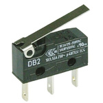 ZF Hinge Lever Micro Switch, Tab Terminal, 10.1 A @ 250 V ac, SPDT