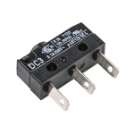 ZF Button Micro Switch, Solder Terminal, 100 mA @ 30 V dc, SPDT, IP6K7