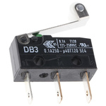 ZF Roller Lever Micro Switch, Tab Terminal, 100 mA @ 30 V dc, SPDT
