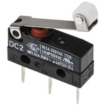 ZF Roller Lever Micro Switch, Tab Terminal, 10.1 A @ 250 V ac, SPDT, IP6K7