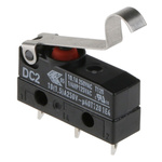 ZF Simulated Roller Lever Micro Switch, Solder Terminal, 10.1 A @ 250 V ac, SPDT, IP6K7