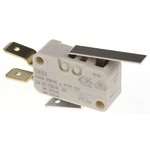 ZF Short Lever Micro Switch, Tab Terminal, 21 A @ 250 V ac, SPDT