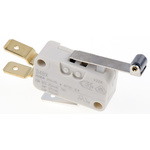 ZF Roller Lever Microswitch, Tab Terminal, 21 A @ 250 V ac, SPDT