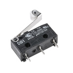 ZF Roller Lever Micro Switch, Through Hole Terminal, 6 A @ 250 V ac, SPDT