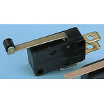 Crouzet Roller Lever Micro Switch, Tab Terminal, 10 A @ 250 V ac, SP-CO