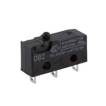ZF Button Micro Switch, Solder Terminal, 10.1 A @ 250 V ac, SPDT