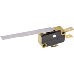 Saia-Burgess Leaf Lever Micro Switch, Tab Terminal, 16 A @ 250 V ac, SPDT, IP40