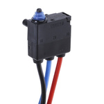 Omron Pin Plunger Micro Switch, Pre-wired Terminal, 2 A @ 12 V dc, SPDT, IP67