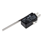 Omron Long Hinge Lever Micro Switch, Solder Terminal, 5 A @ 250 V ac, SPDT, IP40