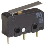 Omron Hinge Lever Micro Switch, PCB Terminal, 10.1 A @ 250 V ac, SPDT, IP40