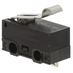 Omron Simulated Roller Lever Micro Switch, Solder Terminal, 100 mA @ 30 V dc, SPDT, IP40