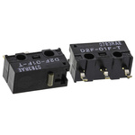 Omron Pin Plunger Micro Switch, PCB Terminal, 100 mA @ 30 V dc, SPDT, IP40
