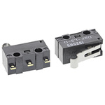 Omron Simulated Roller Lever Micro Switch, Solder Terminal, 3 A @ 125 V ac, SPDT, IP40