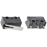 Omron Hinge Lever Micro Switch, PCB Terminal, 3 A @ 125 V ac, SPDT, IP40
