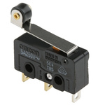 Omron Roller Lever Micro Switch, Solder Terminal, 5 A @ 125 V ac, SPDT, IP40