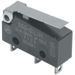 Omron Hinge Lever Subminiature Micro Switch, Solder Terminal, 100 mA @ 30 V dc, SPDT, IP40