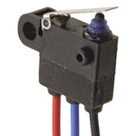 Omron Hinge Lever Micro Switch, Pre-wired Terminal, 2 A @ 12 V dc, SPDT, IP67