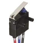 Omron Lever Micro Switch, Through Hole Terminal, 2 A @ 12 V dc, SPDT, IP67