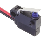 Omron Hinge Lever Micro Switch, Pre-wired Terminal, 2 A @ 12 V dc, SPST, IP67