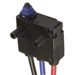 Omron Plunger Micro Switch, Through Hole Terminal, 2 A @ 12 V dc, SPDT, IP67
