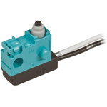 Panasonic Pin Plunger Micro Switch, Pre-wired Terminal, 100 mA @ 30 V dc, SPST, IP67