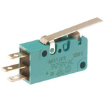 Panasonic Hinge Lever Micro Switch, Tab Terminal, 3 A @ 250 V ac, SP-CO, IP50