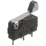 Panasonic Roller Lever Micro Switch, Solder Terminal, 3 A @ 250 V ac, SP-CO
