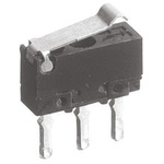 Panasonic Simulated Roller Lever Micro Switch, PCB Terminal, 500 mA @ 30 V dc, SP-CO