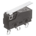 Panasonic Hinge Lever Micro Switch, Solder Terminal, 5 A @ 250 V ac, SP-CO