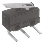 Panasonic Hinge Lever Micro Switch, Right Angle PCB Terminal, 2 A @ 30 V dc, SP-CO