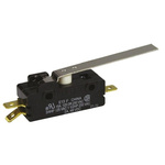 ZF Hinge Lever Micro Switch, Tab Terminal, 15 A @ 250 V ac, SPDT