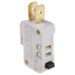 ZF Button Micro Switch, Tab Terminal, 16 A @ 250 V ac, SPDT