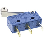 Marquardt Roller Lever Micro Switch, Tab Terminal, 5 A @ 250 V ac, SP-CO, IP00, IP40