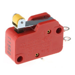 Marquardt Roller Lever Micro Switch, Solder Terminal, 10 A @ 250 V ac, SP-CO