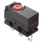 Omron Pin Plunger Micro Switch, Solder Lug Terminal, 2 A @ 30 V dc, SP-CO, IP6X