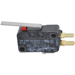Omron Hinge Lever Micro Switch, Quick Connect Terminal, 16 A @ 250 V ac, SP-CO, IP40