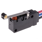 Omron Hinge Roller Lever Micro Switch, PCB Pin Terminal, SPDT, IP67