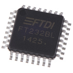 FTDI Chip FT232BL, USB Controller, 32-Pin LQFP