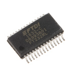 FTDI Chip Multiprotocol Transceiver 28-Pin SSOP, FT232RL