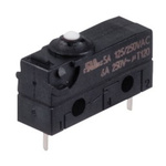 C & K Pin Plunger Snap Action Micro Switch, Solder Terminal, 5 A @ 125 / 250 V ac, 6 A @ 250 V ac, SP-CO, IP67